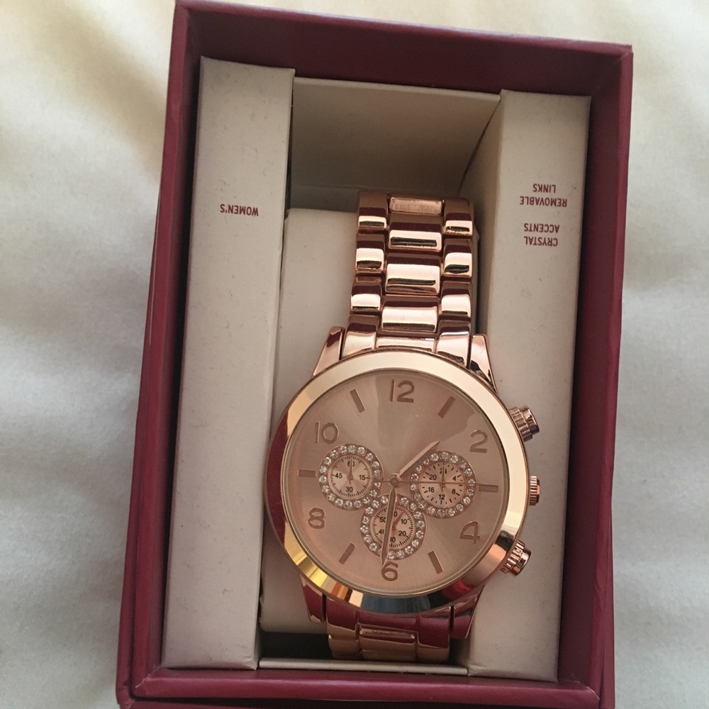 Brand new rose gold Merona watch from Target